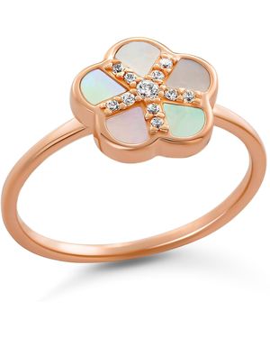 Orphelia 'Daisy' 925 Sterling Zilveren Ring - Metallic