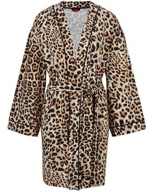 HUGO Leo_Kimono Dressing Gown - Black
