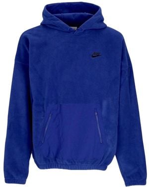 Nike Plain Royal Hoodie - Blue