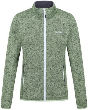 Regatta Newhill Marl Full Zip Fleecejack (groen)
