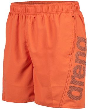Arena Fundamentals Logo R Beach Boxer - Orange
