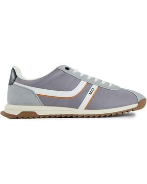 BOSS Zayn Low Trainers - Grey