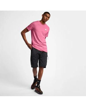 Nike Dark Sportswear Club T Shirt - Pink