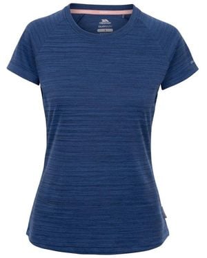 Trespass Ladies Vickland Tp75 Active T-Shirt Marl) - Blue