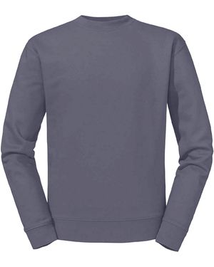 Russell Brushed Fleece Raglan Sweatshirt - Blue