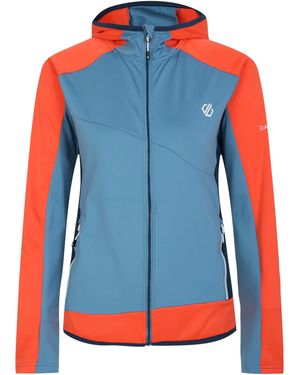 Dare 2b Ladies Traversing Core Stretch Midlayer (Niagara/Satsuma) - Blue