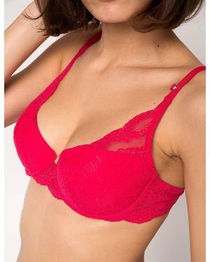 Maison Lejaby Insaisissable Padded Balcony Bra - Pink