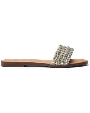b.soleful Lusina Sandals Faux Leather - White