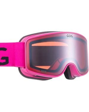 G.O.D Eyewear Roxie Uv400 Ski Snowboard Goggles With Anti-Fog Mirror Hydrophobic Double Lens - Pink