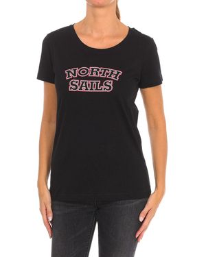 North Sails Short Sleeve T-Shirt 9024320 - Black
