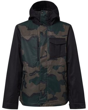 Oakley Core Divisional Rc Camo Insulated Jacket - Black