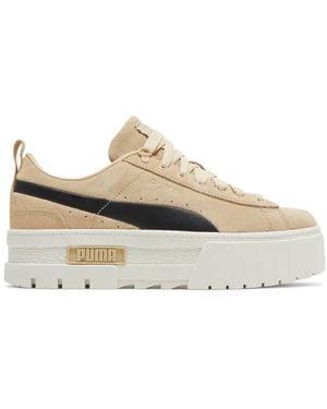PUMA Mayze Infuse Trainers Suede - Natural