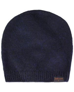Scotch & Soda Wool Basic Beanie Winter Hat 133918 0818 - Blue