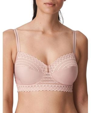 Primadonna East End Full Cup Wireless Bra Powder Rose - Brown