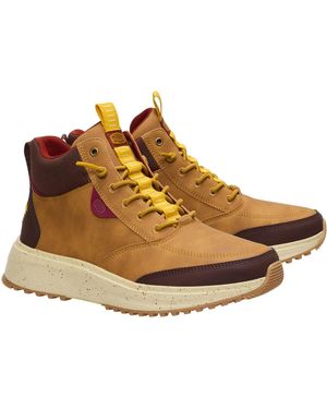 HEYDUDE Heydude Tahoe Classic Polyurethaan Wood Thrush/Multi Enkelboots - Bruin