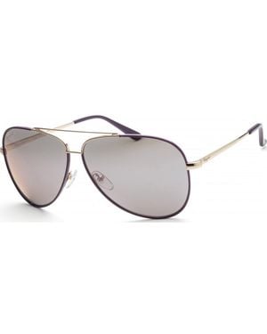 Ferragamo Sf131S-736 Sf131S 60 736 Fashion Sunglasses - Metallic