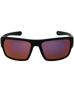 Guess Curved Frame Lens Sunglasses - Purple