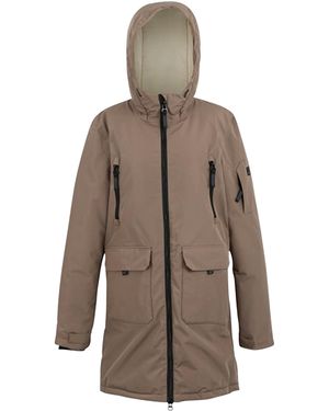 Regatta Ladies Gwynn Insulated Waterproof Jacket /Perfectly Pale) - Brown