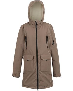 Regatta Ladies Gwynn Insulated Waterproof Jacket /Perfectly Pale) - Brown