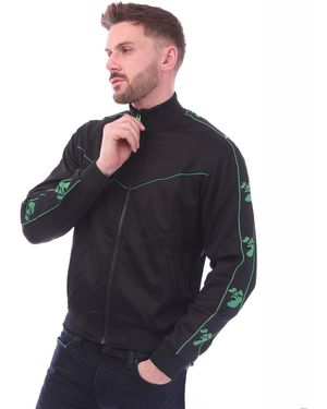 Off-White c/o Virgil Abloh Off Face Band Slim Track Top Voor - Zwart