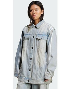 adidas Originals Adilenium Season 3 Two-In-One Denim Shirt Jacket - Blue