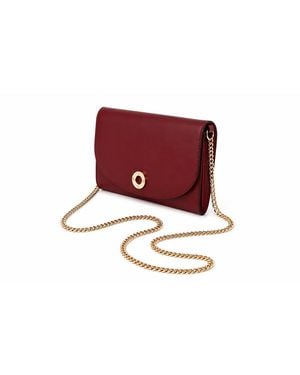 Burberry Hannah Leather Bag - Red