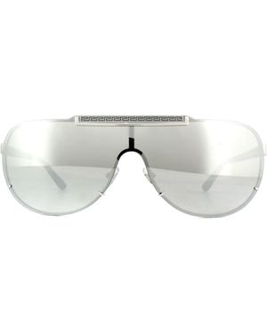 Versace Sunglasses Ve2140 10006G Light Mirror Metal - Grey