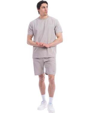 J.b.willis Summer Set Short Sleeve T-Shirt And Shorts 2-Piece - Pink
