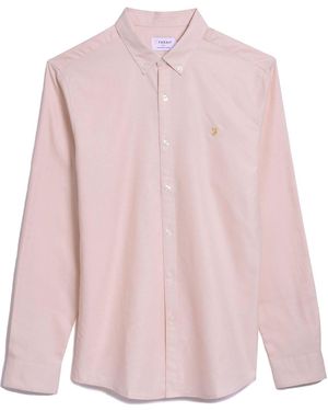 Farah Brewer Slim-Fit Shirt - Pink