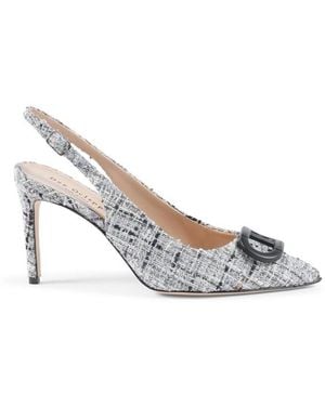 Dee Ocleppo Slinky Boucle Slingback - White