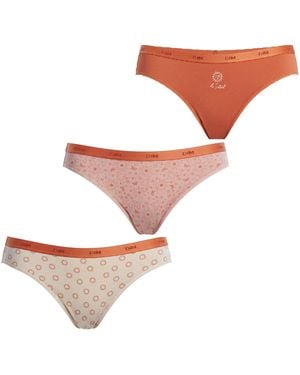 DIM Pack-3 Stretch Cotton Briefs D4C17 For - Pink
