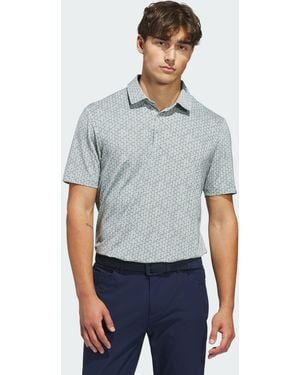 adidas Originals Ultimate365 Mesh Tango Print Climacool Polo Shirt - Blue