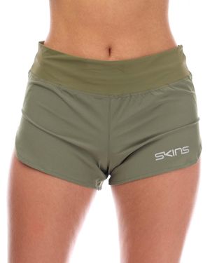 Skins Series-3 Run Shorts - Green