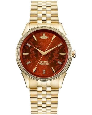 Vivienne Westwood Ladies Vv208Rdgd Watch - Metallic