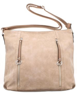 Wynsors Crossbody Fashion Bag Lovely Zip Fastening Camel - Natural