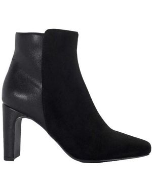 Dune Orietta Enkellaarsjes Met Amandelvormige Teen - Zwart