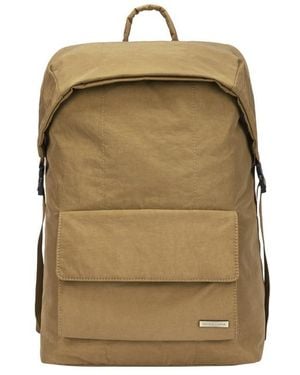 Smith & Canova Flapover Nylon Backpack - Green