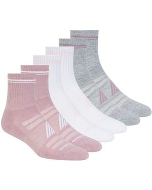 Skechers 6 Pack Of Low Crew Socks - Grey