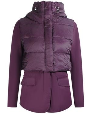 Parajumpers Layla Fig Hooded Down Jacket Polyamide - Purple
