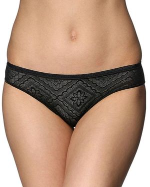 Wonderbra Ultimate Silhouette Lace Brazilian Brief - Black