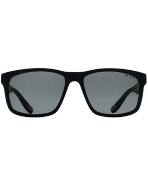 Nike Rectangular Shiny Polarized Cruiser P Fq4678 - Black