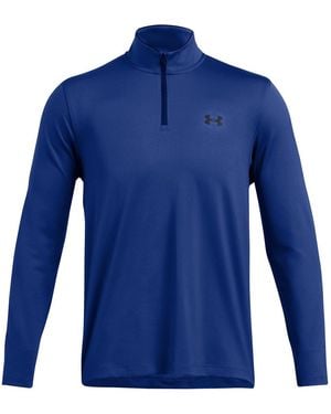 Under Armour Match Play ¼ Zip - Blue