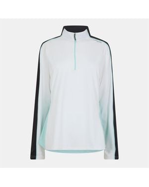 Craghoppers Marcella Zip Neck Regular Fit Shirt - Blue