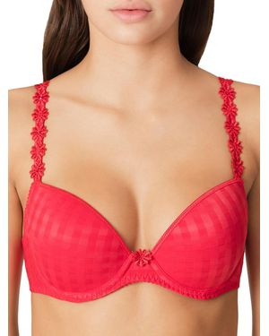 Marie Jo Avero Padded Plunge Bra - Red