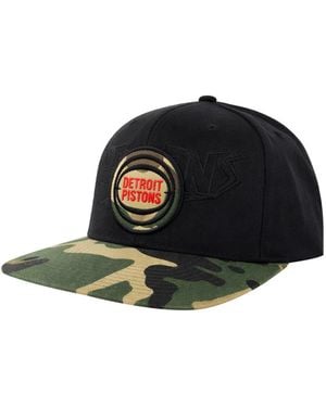 Mitchell & Ness Nba Detroit Pistons Blind Camo Cap - Green