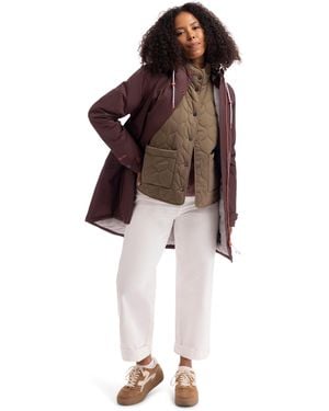 Trespass Ladies Melissa Padded Waterproof Jacket - Brown