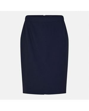 BOSS Vilea Knee Length Pencil Skirt - Blue