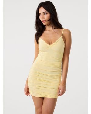 Pink Vanilla Slinky Twist Dress - Natural