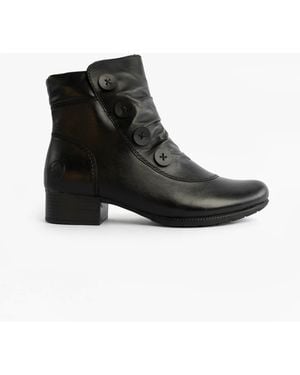 Rieker 78659-00 Boots Leather - Black
