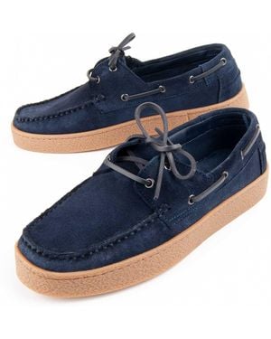Purapiel Bootsschoen Puranautic13 Blauw